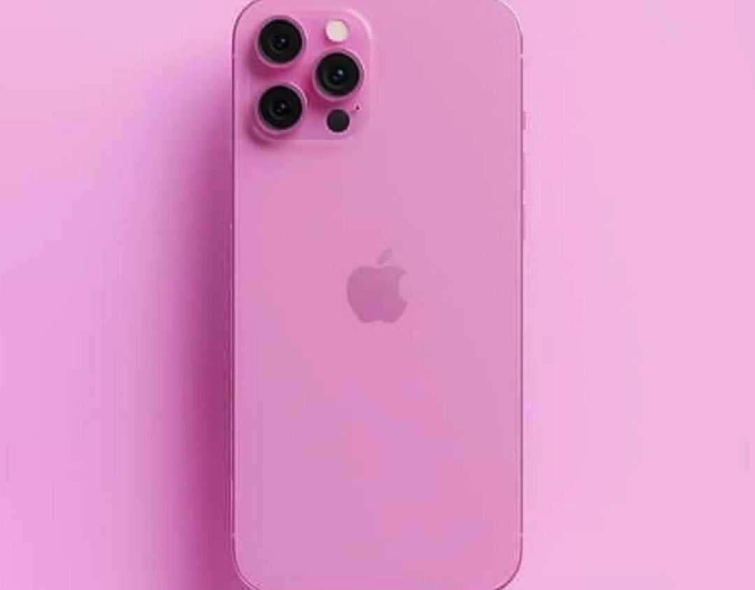 Gambar besar dari iPhone Rose Pink dari Apple